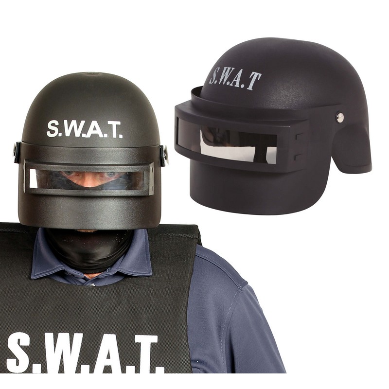 S.W.A.T Hjelm | Politi Hat / Hue / Hjelm - Hovedtilbehør - Temashop