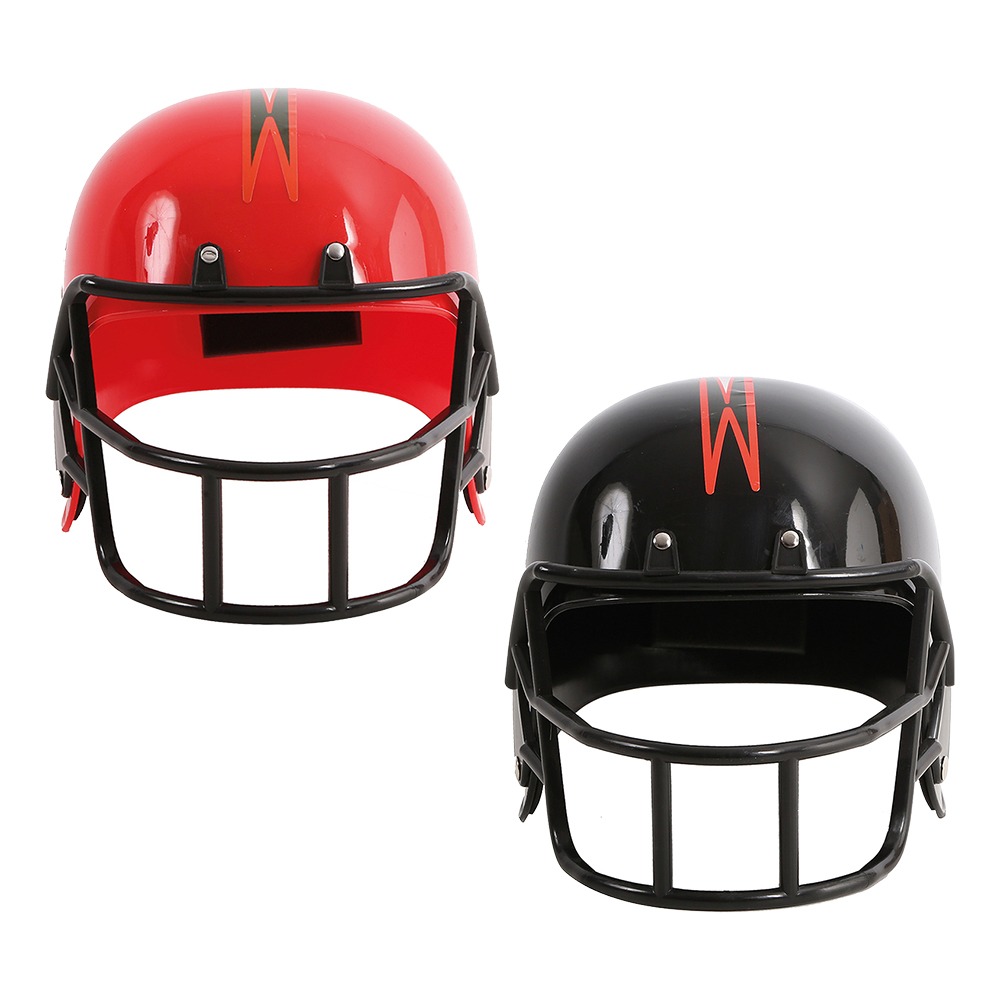 Amerikansk Fodboldhjelm Sort (19,3 x 17,2 x 20,4 cm) | Amerikansk fodbold Hat / Hue / Hjelm - Hovedtilbehør - Temashop
