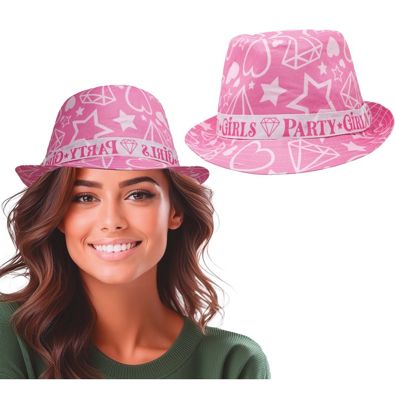 Party Girls Sommerhat Lyserød