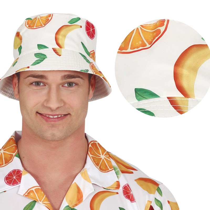Hawaii Frugt Bøllehat | Hawaii Hat / Hue / Hjelm - Hovedtilbehør - Temashop