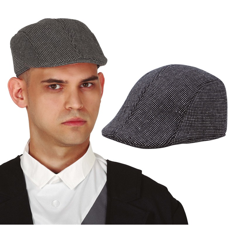 Peaky Blinders Sixpence Grå | Peaky Blinders Hat / Hue / Hjelm - Hovedtilbehør - Temashop