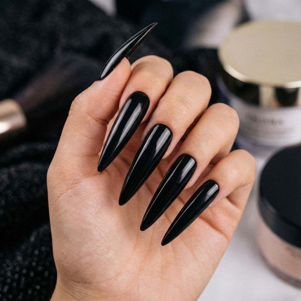 Heksenegle Sort | Heks Negle / Neglelak - Makeup & Negle - Temashop