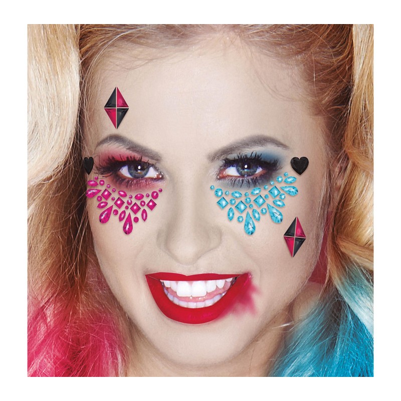 Harley Quinn Ansigtssmykker | Harley Quinn Smykkesæt - Smykker - Temashop