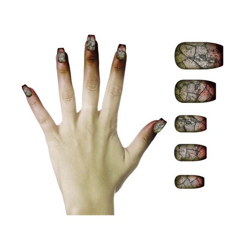 Zombie Negle (8,9 x 7,5 x 2,8 cm) | Zombie Negle / Neglelak - Makeup / Negle - Temashop