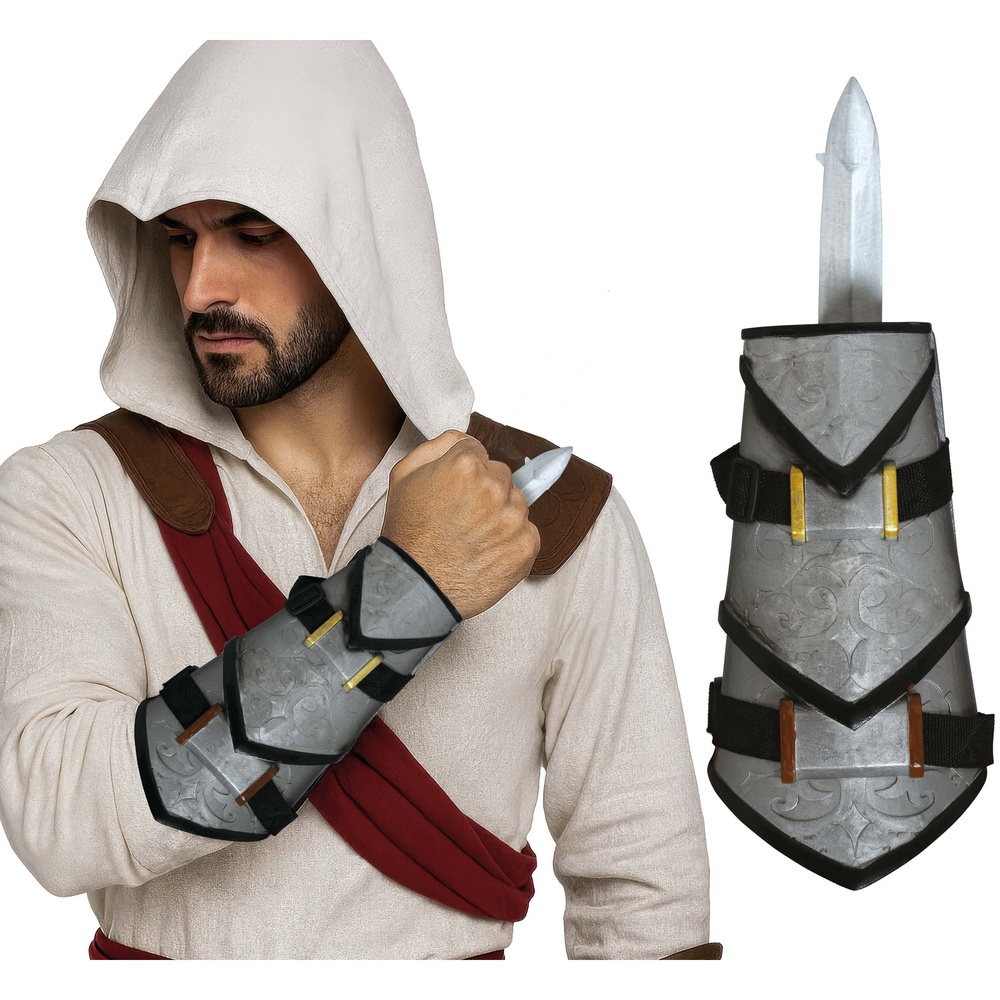Skjult Legetøjs Håndledskniv (30 cm) | Ninja Armbånd - Beklædning - Temashop