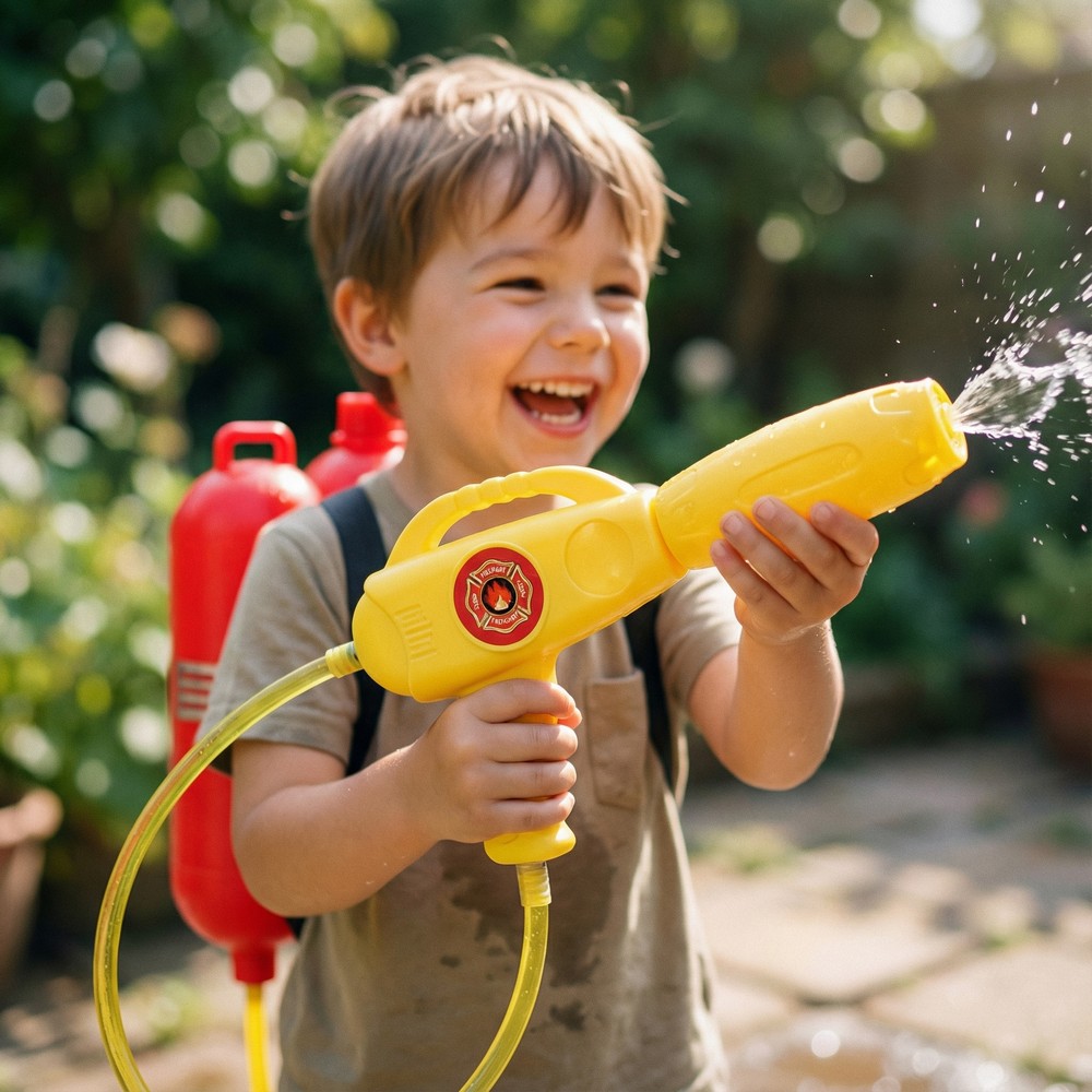 Brandmand Rygsæk Vandpistol Børn