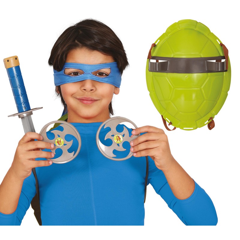 Ninja Skildpadde Tilbehørssæt Børn | Teenage Mutant Ninja Turtles Tilbehørskit - Kropstilbehør - Temashop
