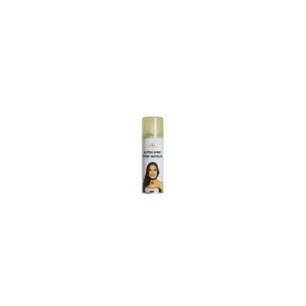 Hårspray Guld (125 ml) | Guld tema Hårspray - Hovedtilbehør - Temashop