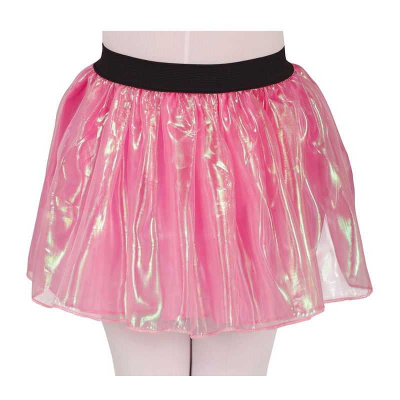 Ballerina Børneskørt Iriserende Lyserød | Ballerina Bukser / Skørt / Shorts - Beklædning - Temashop