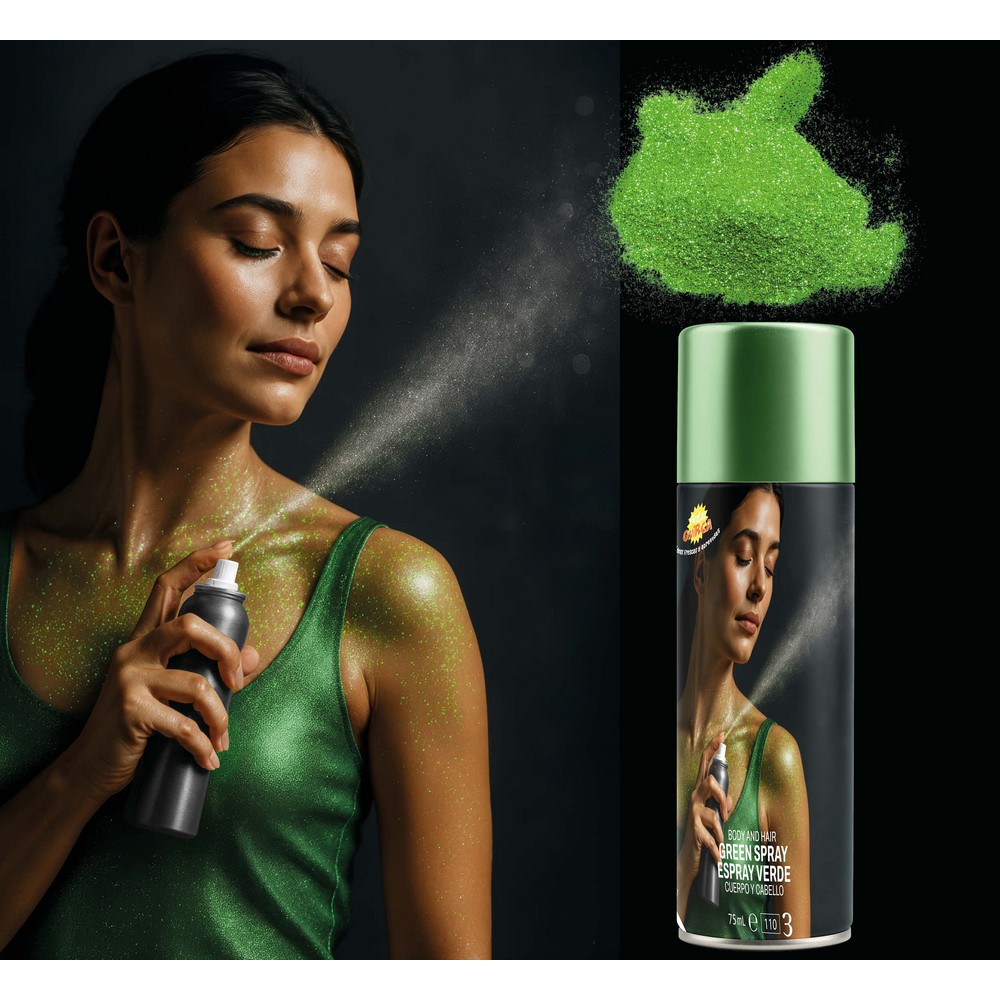 Kropsspray Grøn | Grønt tema Sminke / Makeup - Makeup & Negle - Temashop