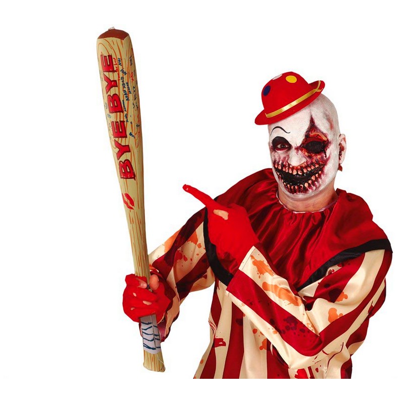 Horror Klovn Oppustelig Kølle | Horror Clown Våben - Kropstilbehør - Temashop