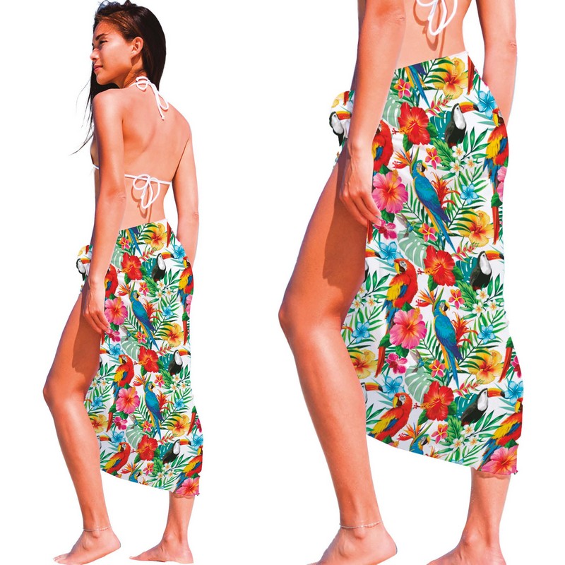 Tropisk Hawaii Nederdel (150 x 100 cm) | Hawaii Bukser / Skørt / Shorts - Beklædning - Temashop
