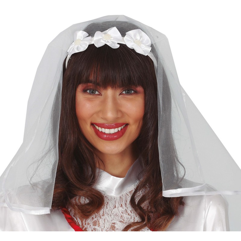 Brudeslør Hårbøjle | Bachelorette Hårbøjle / Pandebånd / Hårbånd - Hovedtilbehør - Temashop
