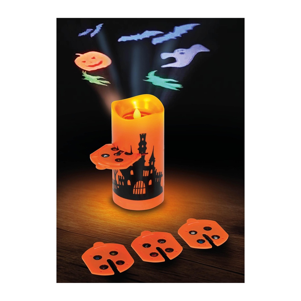 Halloween Projektorlys LED Stearinlys