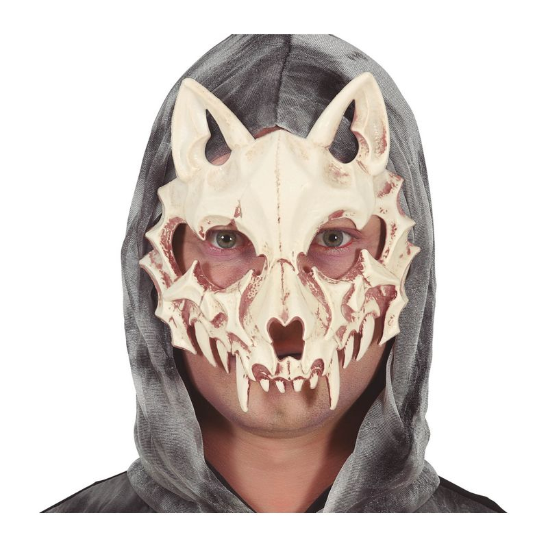 Skeletvarulv Maske | Skelet Maske - Hovedtilbehør - Temashop