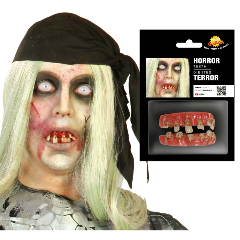 Rådne Zombie Tænder | Zombie Tænder - Hovedtilbehør - Temashop