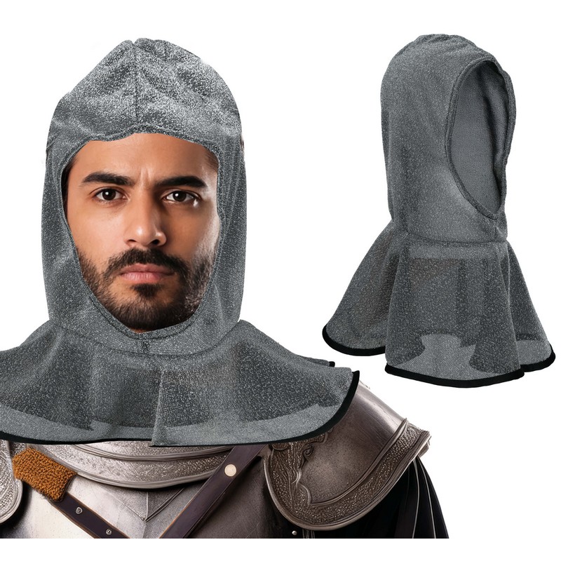 Middelalder Chainmail Hætte | Middelalderen Hat / Hue / Hjelm - Hovedtilbehør - Temashop