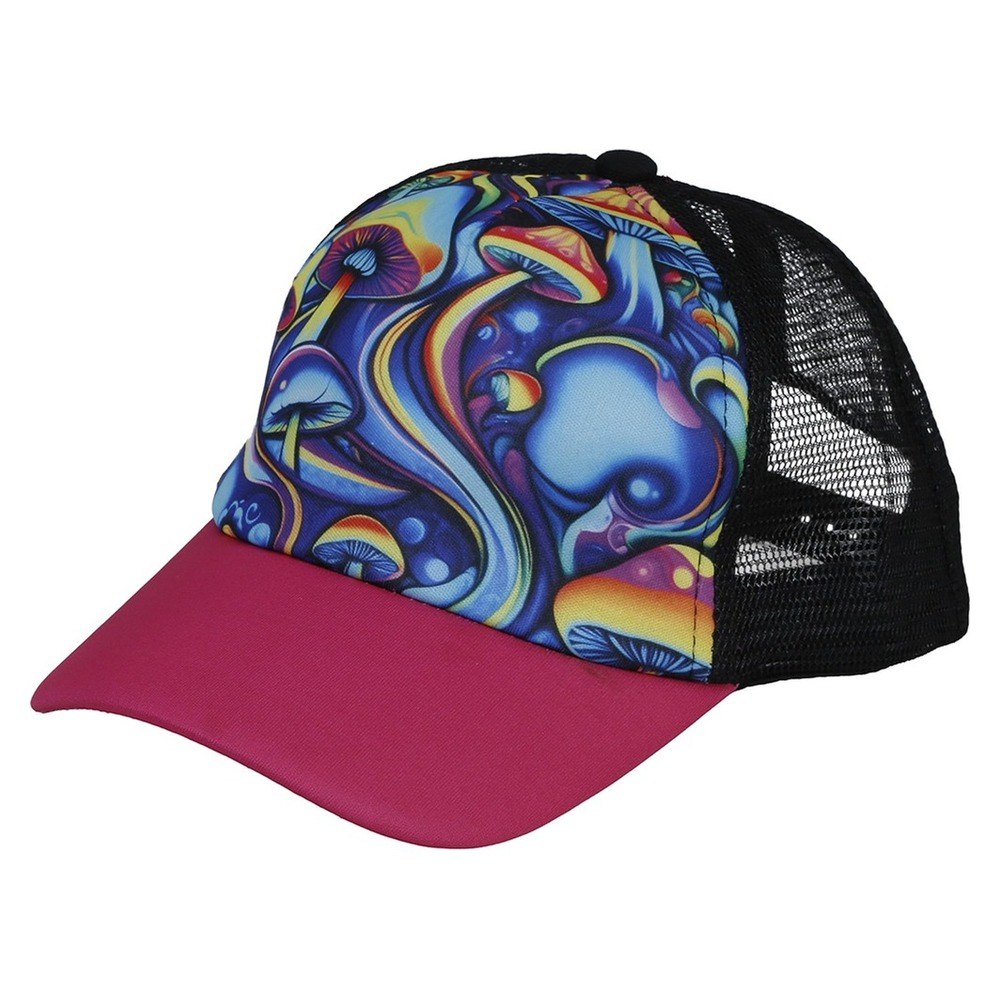 Psykedelisk Svampekasket Multifarvet (9,6 x 22,8 x 25,1 cm) | Psykedelisk Hat / Hue / Hjelm - Hovedtilbehør - Temashop