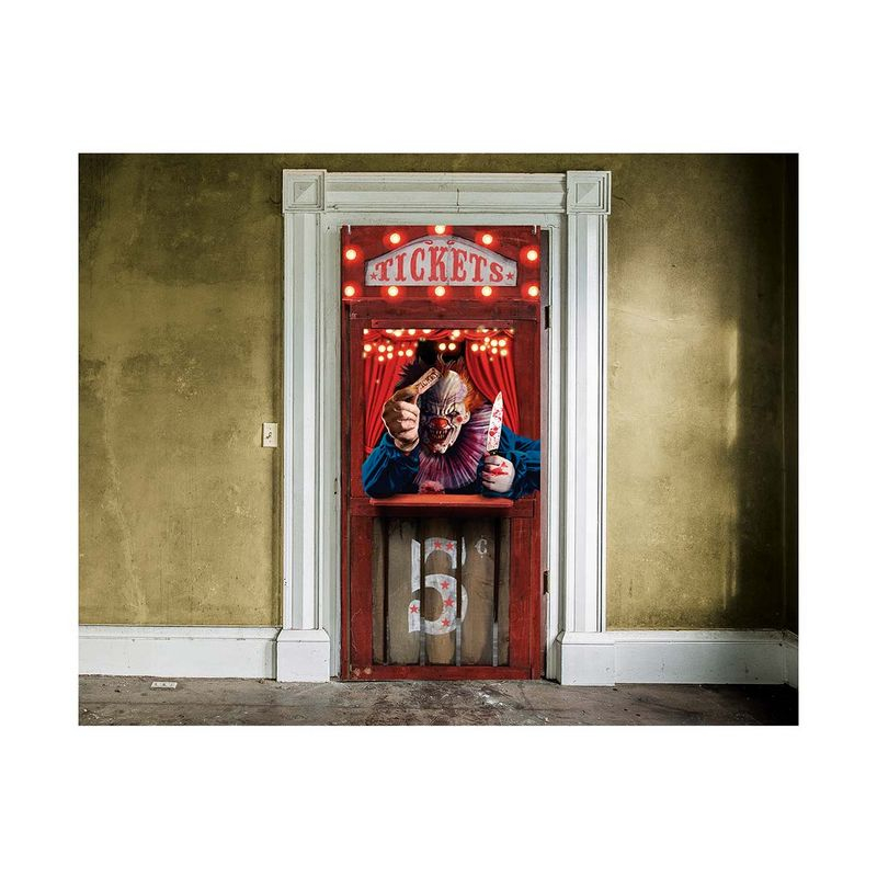 Halloween Cirkus Dørcover