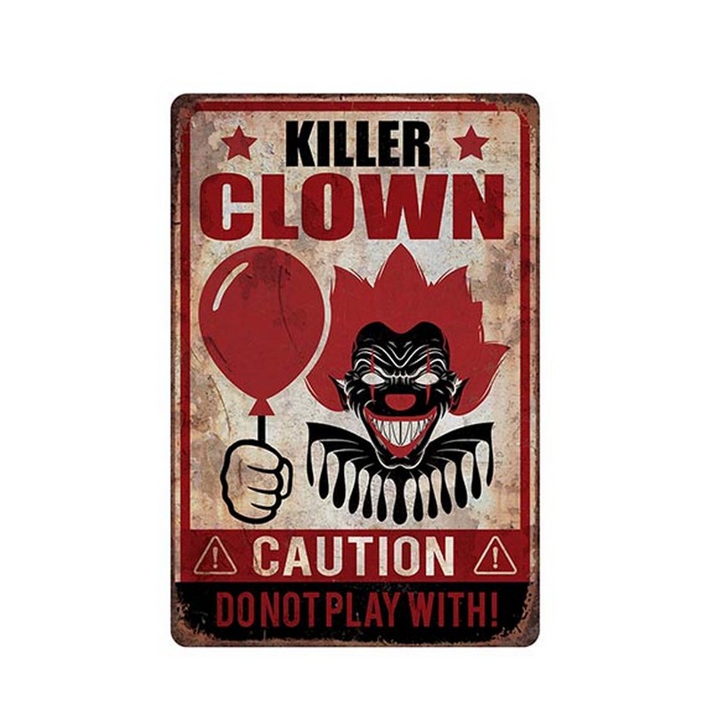Killer Clown Skilt