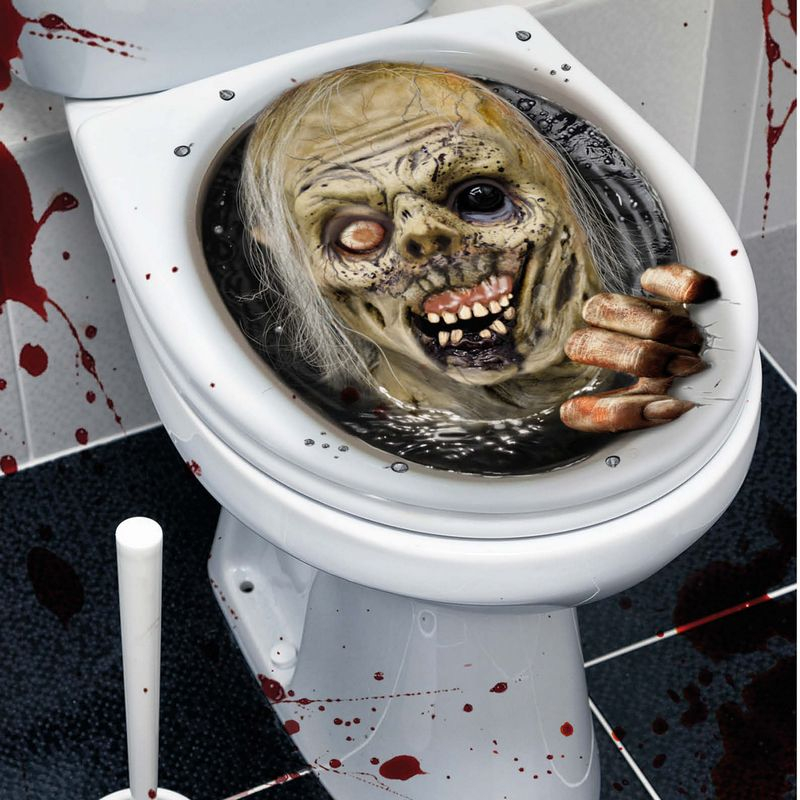 Zombie Toiletklistermærke