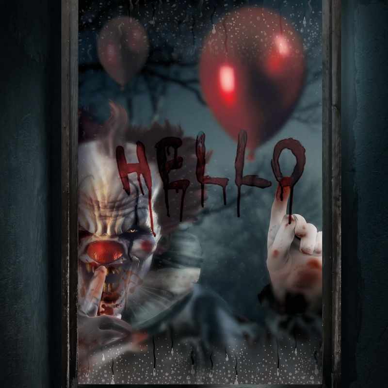 Horror Clown Vinduesklistermærke