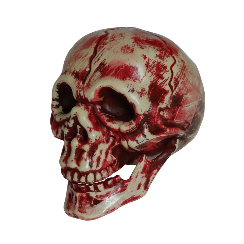 Blodigt Halloweenkranie