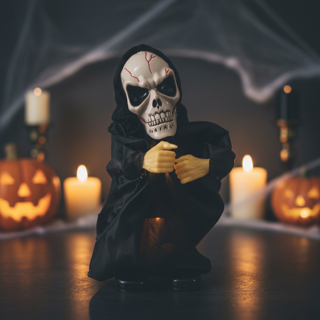 Dansende Skelet Med Lyd & Lys