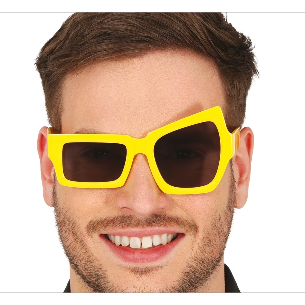 80'er Eyebrow Solbriller (14.3 x 7.3 x 0.5 cm) | 80'erne Totally Briller - Hovedtilbehør - Temashop