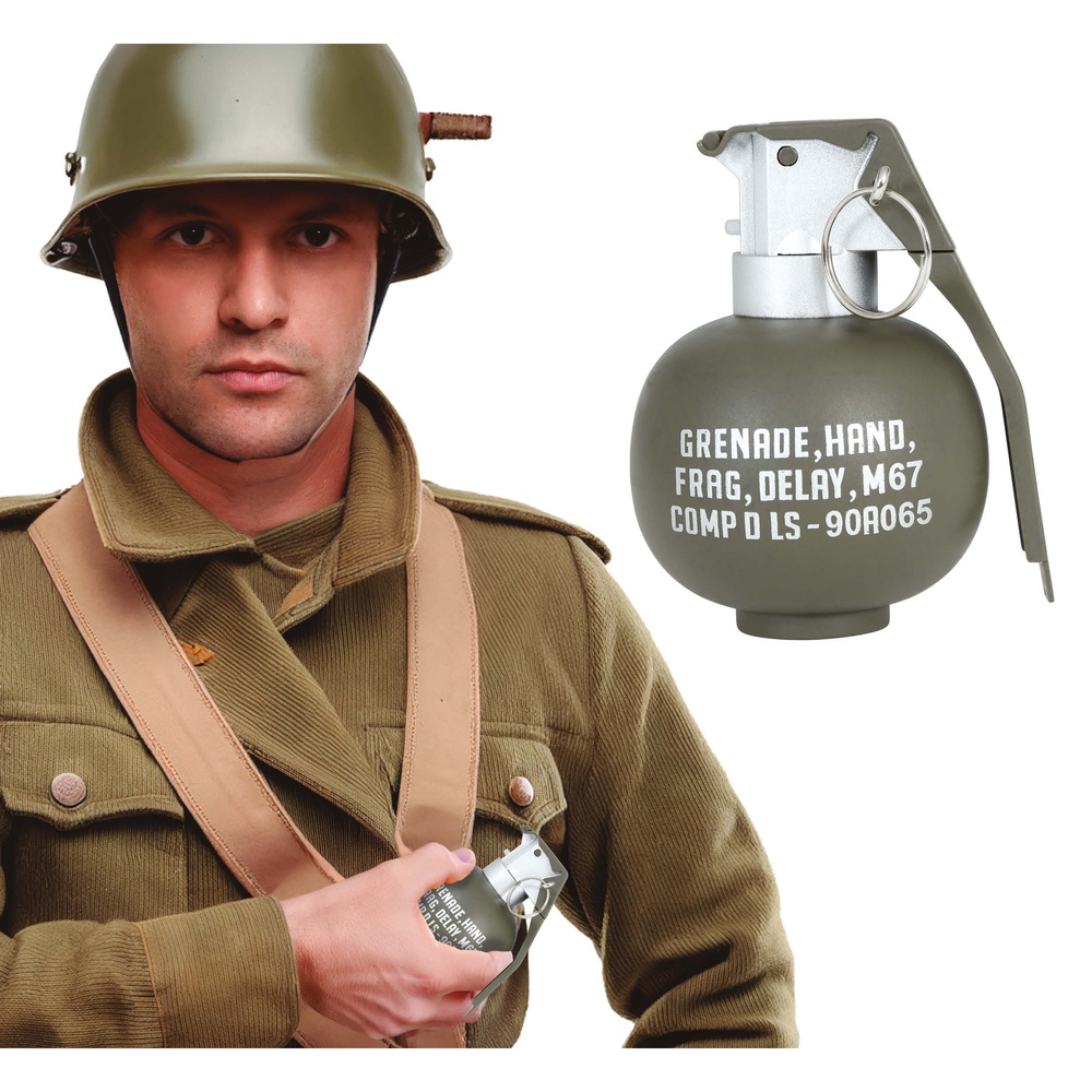 Militær Håndgranat Legetøj (10 cm) | Militær Våben - Kropstilbehør - Temashop