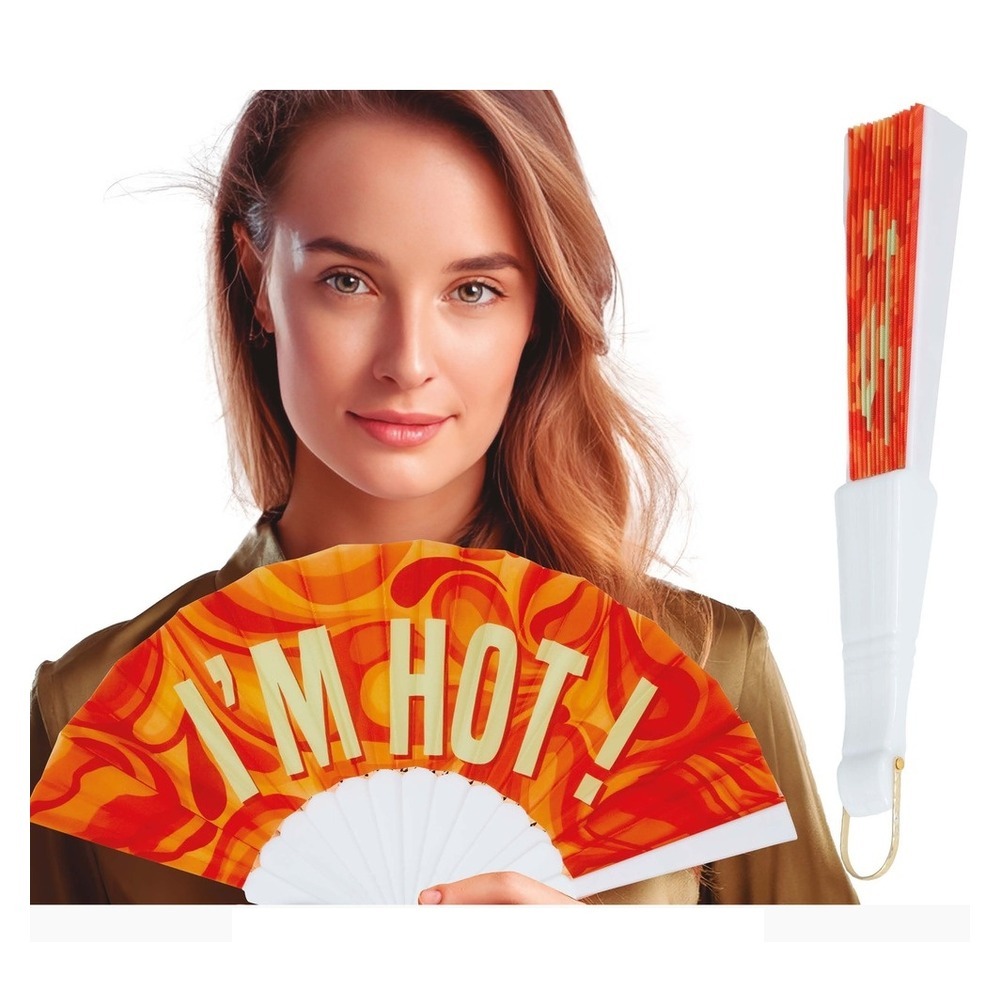 I'M Hot! Vifte (26,1 x 4,3 x 1 cm) | Sommer Vifte - Kropstilbehør - Temashop