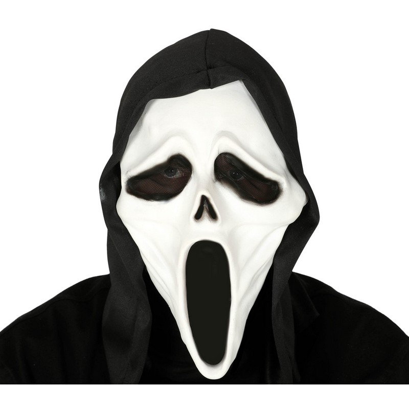Scream Maske Med Hætte