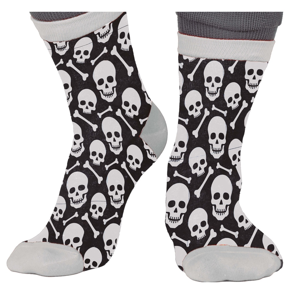 Halloween Kranie Strømper | Skelet Strømper / Strømpebukser / Knæstrømper - Beklædning - Temashop