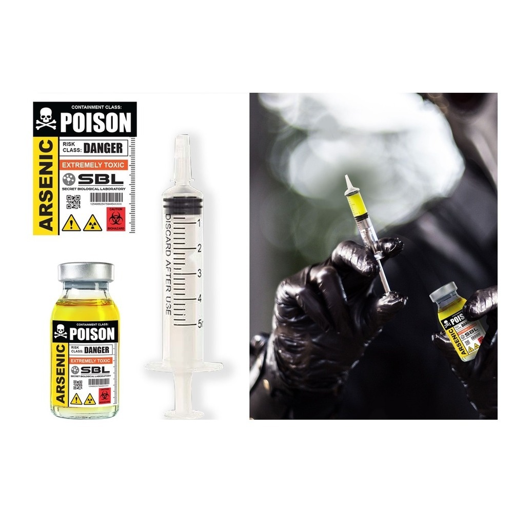 Giftflaske Med Sprøjte (28 ml) | Gift Stetoskop / Termometre / Sprøjter - Kropstilbehør - Temashop
