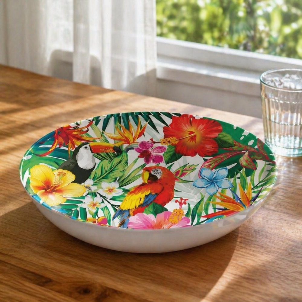 Hawaii Skål - 1 stk (32 cm) | Hawaii Tallerkner - Temashop