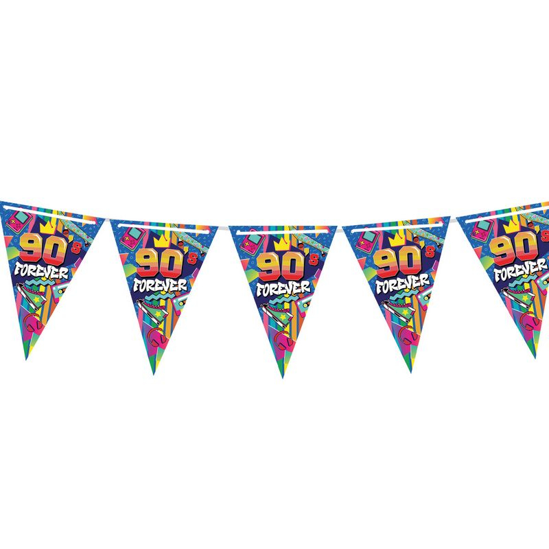 90's Forever Vimpelguirlande