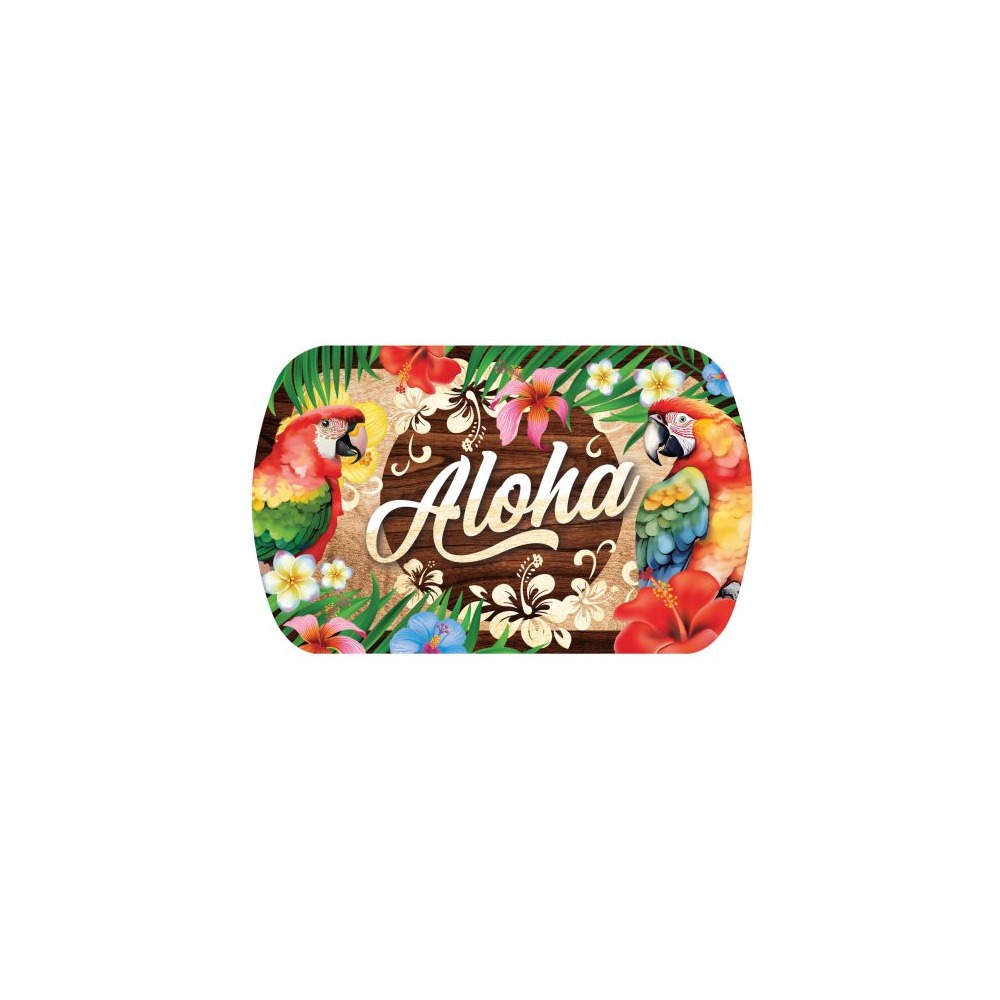 Aloha Serveringsfad - 1 stk (39 x 24 cm) | Hawaii Serveringsfad - Temashop