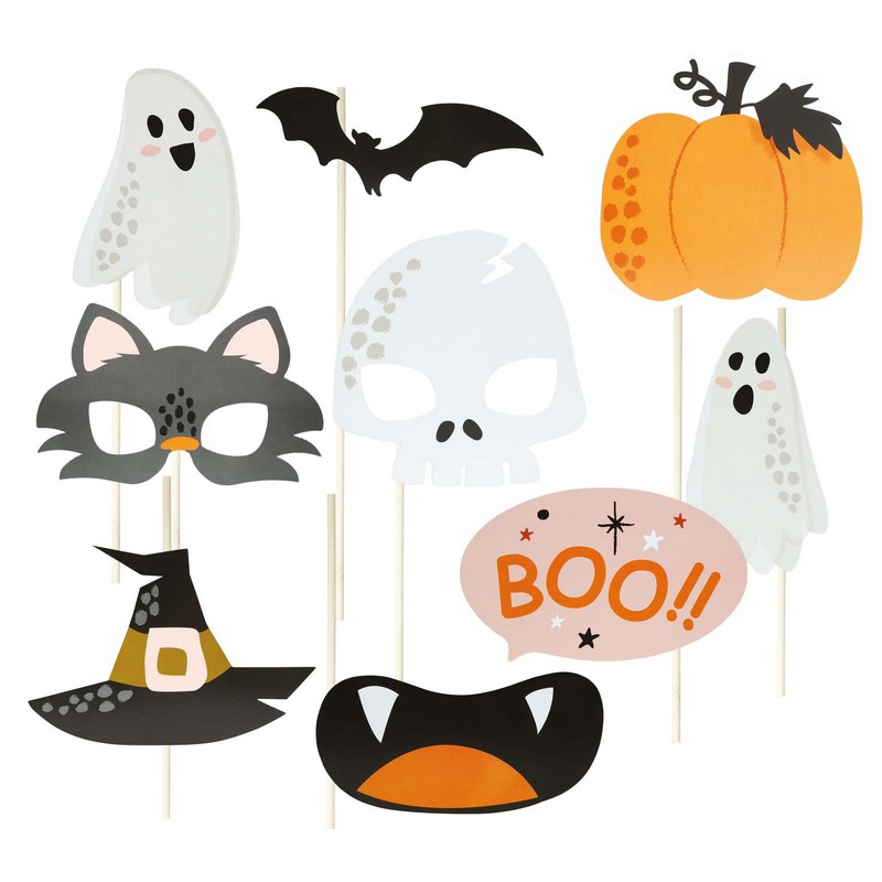 Cute Halloween Photobooth Selfie Props