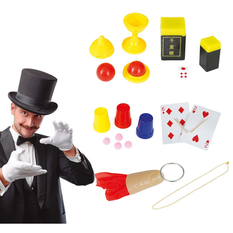 Tryllemesterens Magi Tricks Startpakke | Tryllekunster Spøg og Skæmt - Spøg og Skæmt - Temashop