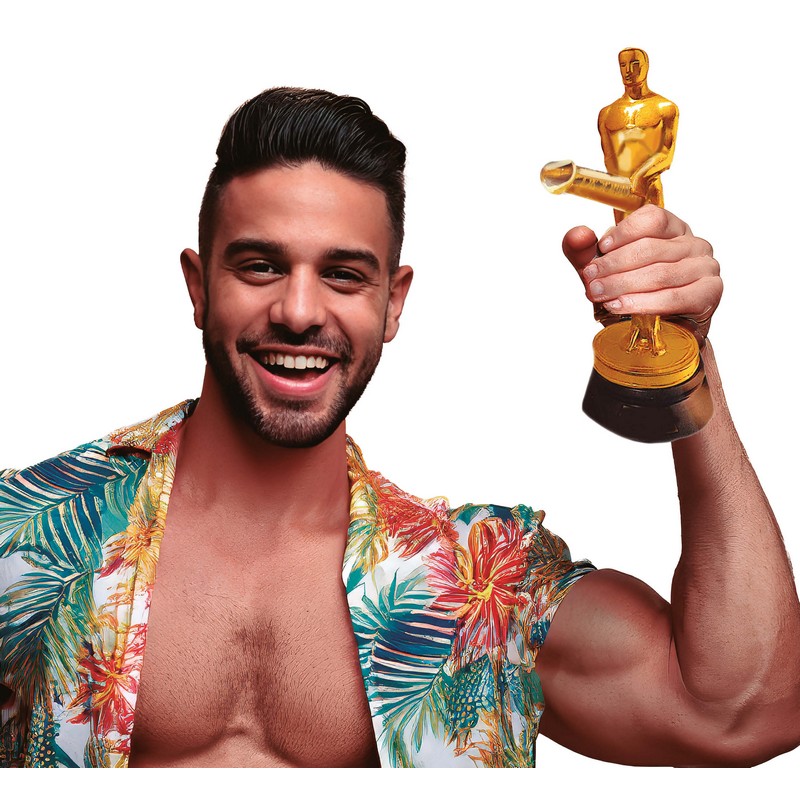 Penis Trofæ Guld | Bachelor Trofæer / Medaljer - Festtilbehør - Temashop