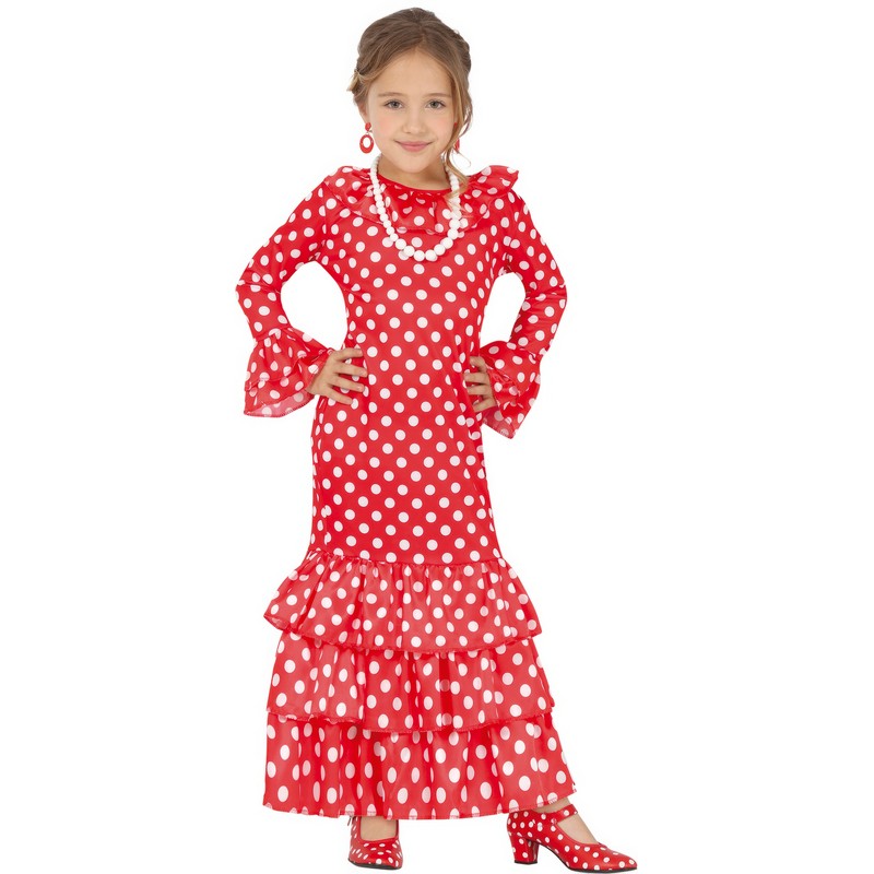 Flamenco Danser Børnekostume