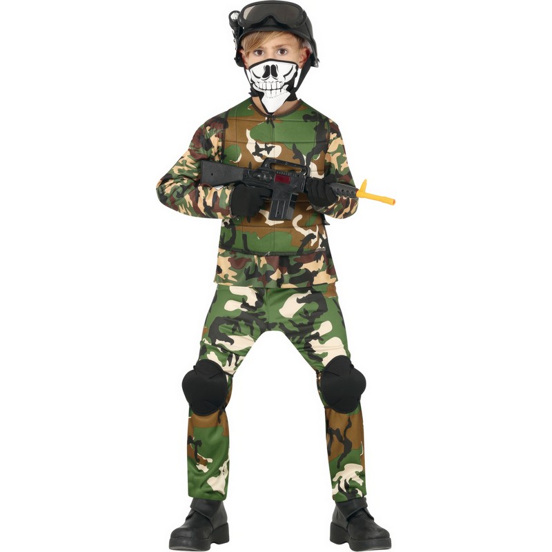 Specialstyrke Soldat Børnekostume
