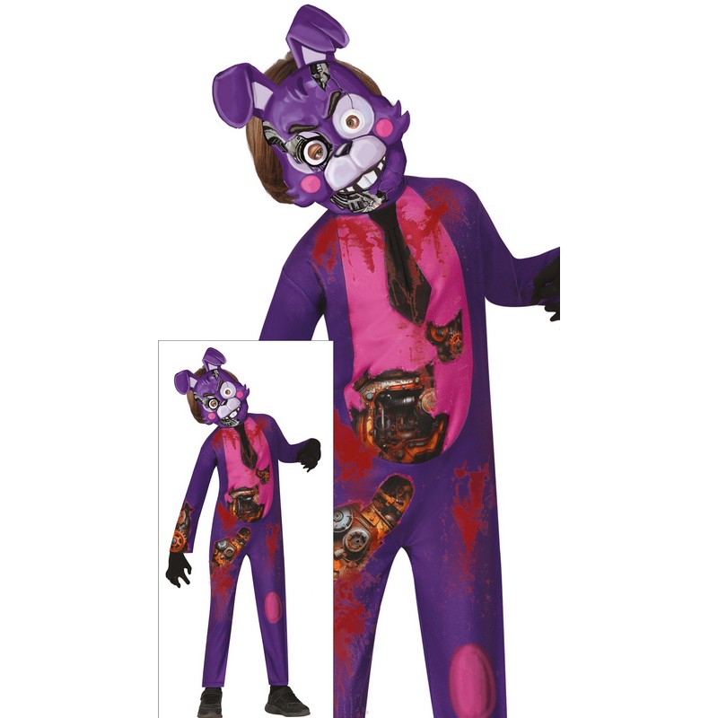 Creepy Kaninrobot Børnekostume