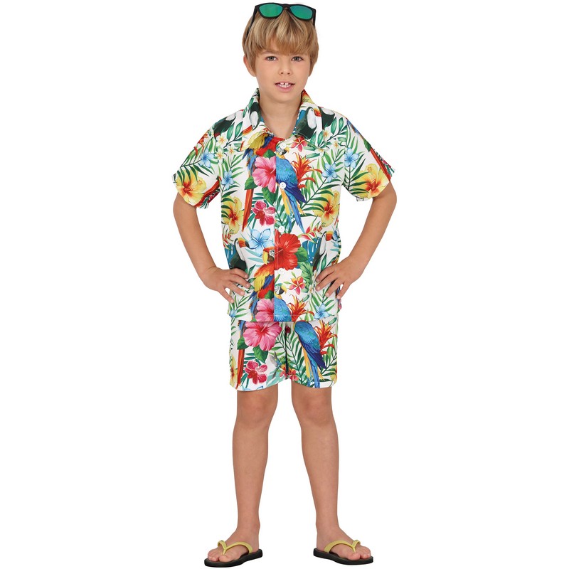Hawaiisæt Børnekostume