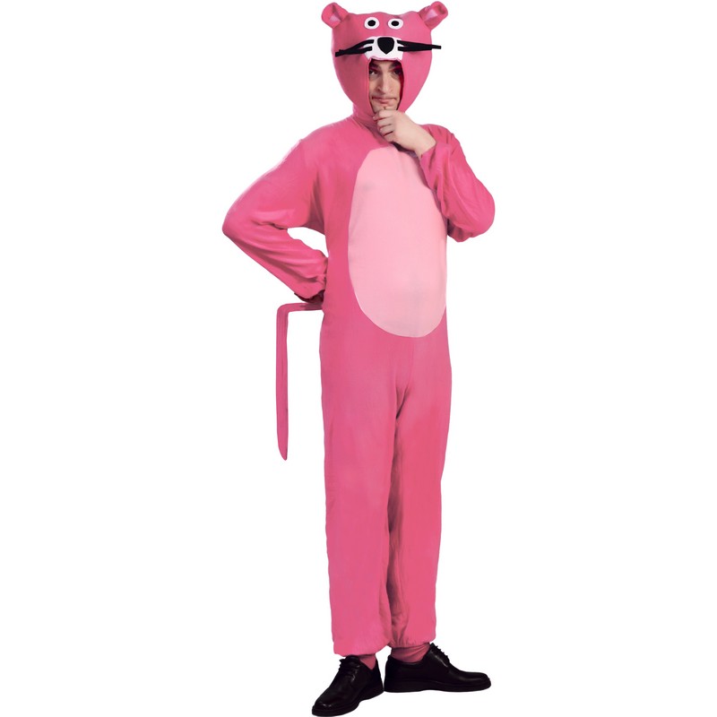 Lyserød Panter Kostume - TV-serier / Film kostume til voksne i størrelserne M-L | Pink Panther - Temashop