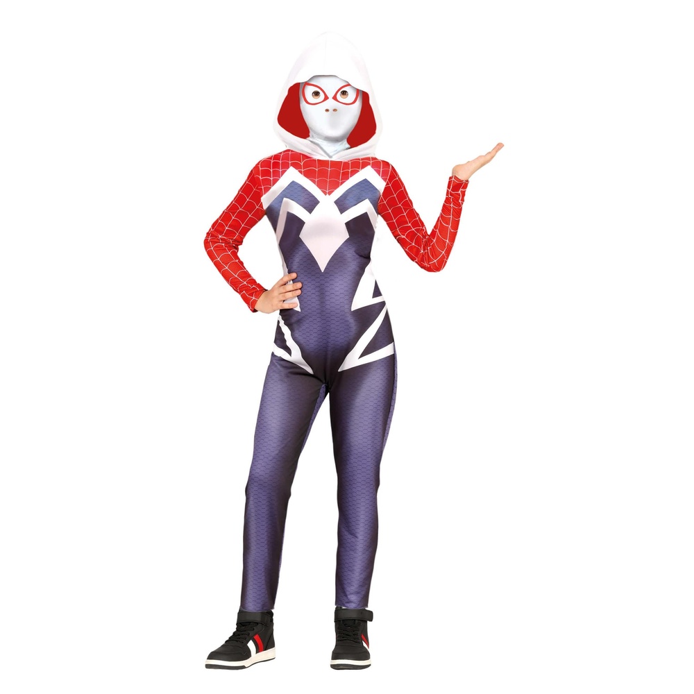 Edderkop Superheltinde Børnekostume Rød/Blå