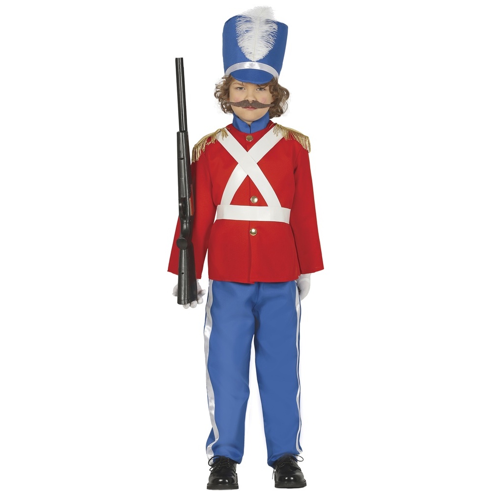Kongelig Garder Soldat Børnekostume Rød - Professioner kostume til børn i størrelserne 110-152 | Garder udklædning til børn - Temashop