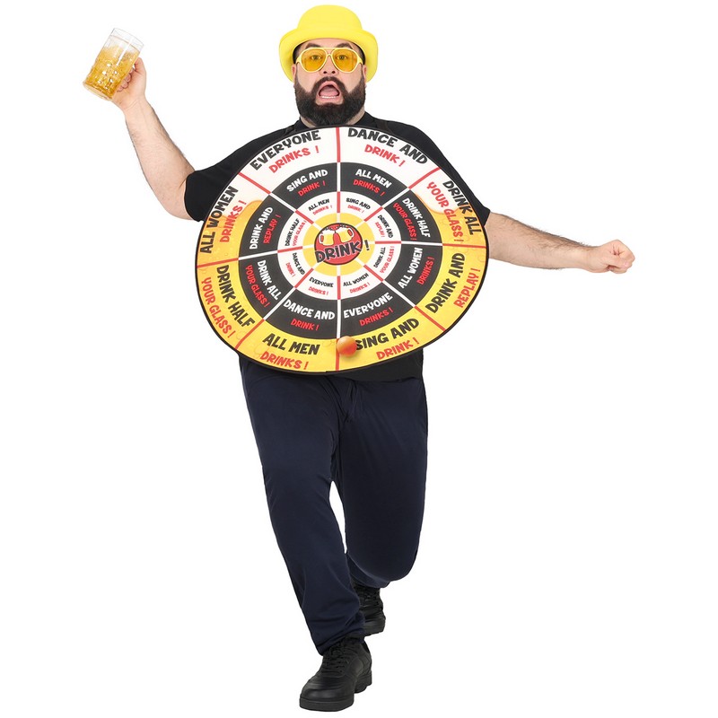 Druk Dartskive Kostume Gul