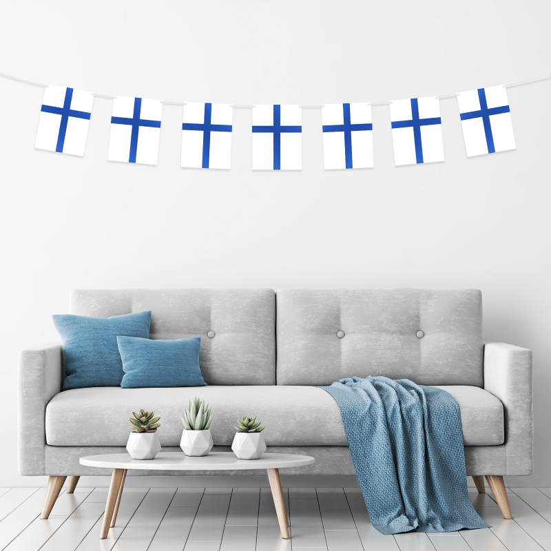 Finsk Flagguirlande