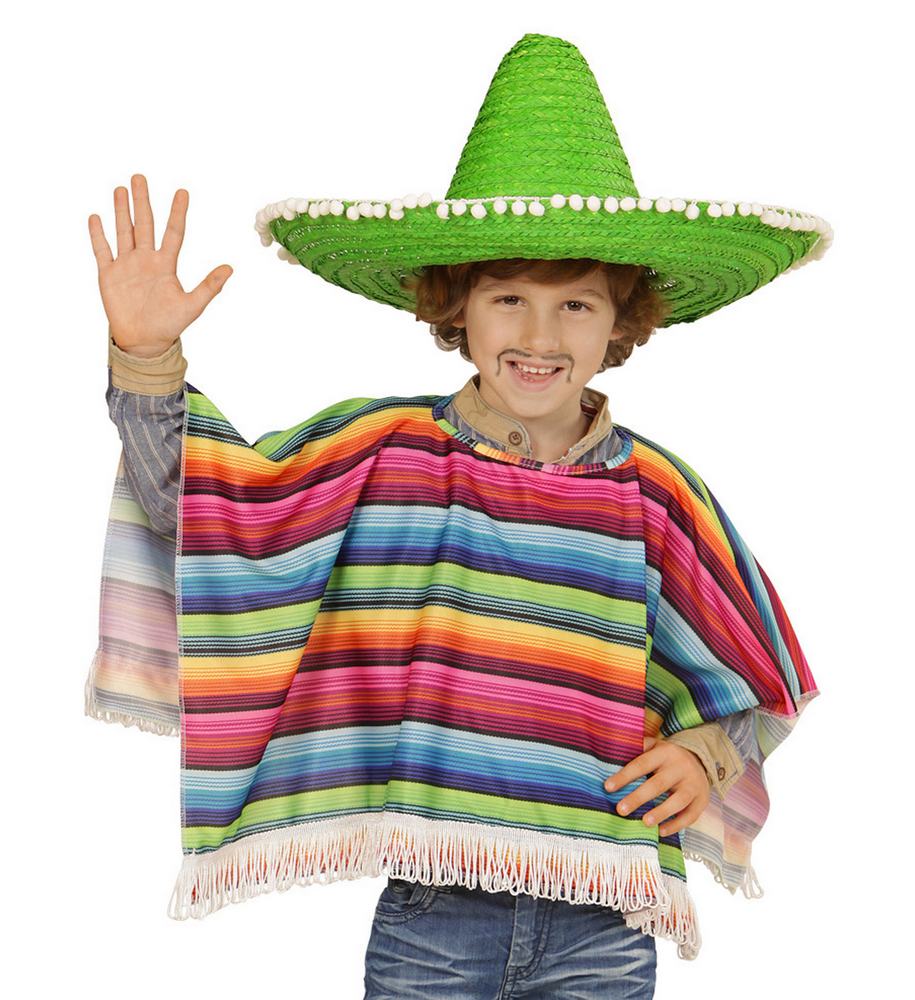 Fiesta Poncho Børnekostume